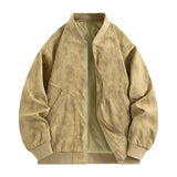 WIAOFELLAS  -  Fashion Print Bomber Jacket Men Spring Autumn Baseball Collar Casual Outwear Male Zipper Jackets Chic Couple Motorcycles Coat