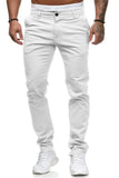 WIAOFELLAS  -  Foreign Trade Autumn New Casual Pants for Men's European and American Style Slim Fit Men's Casual Solid Color Pants