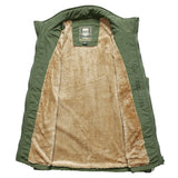 WIAOFELLAS  -  Spring and Autumn Vest Men's Multi Pocket Straight Bottom Loose Standing Neck Solid Cardigan Large Sweetheart Tank Top