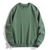 WIAOFELLAS  -  New Spring Autumn 100% Cotton Sweatshirt Men Pullover O Neck Tees Streetwear Couple Hoodies Sweatshirts Tops Mens Clothing