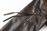 WIAOFELLAS  -  Men EONMODISH Men's Wear | 2025 Spring American Street Trendy Brushed Leather Jacket New Fashion