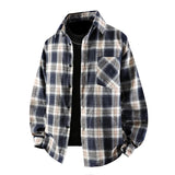 Wiaofellas  -  Fall Men's Cotton Shirts Youth Japanese Long Sleeve Plaid Shirts Autumn Loose Fit Shirt Korean Fashion Casual Blouse Tops Male
