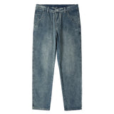 WIAOFELLAS  -  Straight Leg Jeans Men Spring Summer New Trend Retro Loose Thin Breathable Casual Pants Fashion Everything Practical Jeans