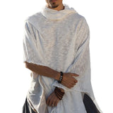 Wiaofellas  -  New Men's Hooded Casual Cover-Up Fashion Cape Trench Coat