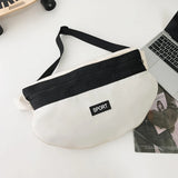 WIAOFELLAS  -  New simple mobile phone bag men's large-capacity shoulder bag fashion Messenger bag Harajuku style chest bag