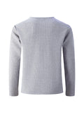 WIAOFELLAS  -  Men s Casual  Fit Long Sleeve Henley T-Shirt Button Up Contrast Color Tops Spring Autumn Fashion Pullover Shirt