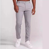 Wiaofellas  -  New Casual Pants Stylish Men's Slim Solid Pencil Pants Male Comfortable Business Formal Pants Four Season Hot Sale Trousers