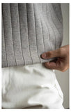 Wiaofellas  -  Summer Men's Ribbed Knit Polo Shirt Light Luxury Short Sleeve Lapel Collar Slim Fit Business Casual Polos Breathable Soft Tops