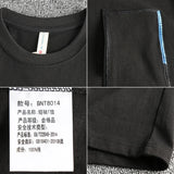 WIAOFELLAS  -  Cargo pocket embellished American trend short sleeve T-shirt men's combed cotton wash summer loose casual half sleeve