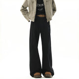 WIAOFELLAS  -  American Style Vintage Wide Leg Cargo Pants Men's Baggy Fashion High Street Overalls Coffee Streetwear Male Mopping Trousers