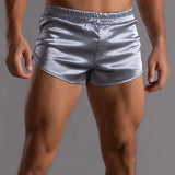 Wiaofellas  -  Silk Arlo Men's Underwear Ultra-Short Pants Comfortable Loose Fit Home Sleepwear plus Size Available Casual Pants