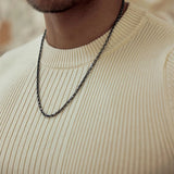 WIAOFELLAS  -  Trendy Bottoming Tees Mens Knitted Solid Color Texture Long Sleeve T-shirts For Men Spring Fall Stylish Slim Stretch O Neck Tops