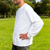 WIAOFELLAS  -  Vintage Patchwork Sweatshirts For Mens Leisure Long Sleeve Loose Tops Men Spring Autumn Fashion Contrast Color O Neck Pullover