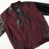 Wiaofellas  -  Men Fashion Casual Baseball Uniform Regular Rib Sleeves Wool Unisex University Baseball Men Jackets Brand Clothing Jacket