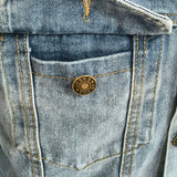 WIAOFELLAS  -  Autumn Trendy Mens Denim Jacket Coats Slim Fit Long Sleeve Button-up Vintage Jean Jackets Men Streetwear Fashion Denim Coat