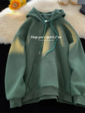WIAOFELLAS  -  New Letter Printed Hooded Sweatshirts For Men High Street Fashion Pullover Hoodies Y2K Streetwear Oversized Hoody