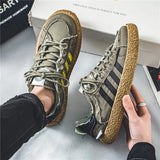 WIAOFELLAS  -  Fashion Classic Retro Men's Canvas Shoes Vintage Brand Canvas Sneakers Men Designer Skateboard Shoes Breathable Men Casual Shoes