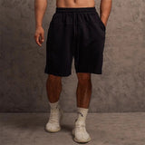 WIAOFELLAS  -  Shorts Mens Summer Daily Gym Fitness Sports Trainig Casual Shorts Versatile Comfortable Solid Simple Trendy Mens Cloths