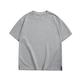 WIAOFELLAS  -  Summer Casual Men's Short Sleeve T-shirt Streetwear Cotton Round Neck T shirt Tops Tee Man Clothes