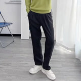 WIAOFELLAS  -  Ltalian Style Gentleman Suit Pants For Men Business Casual Slim Fit Naples Trousers Fashion Paris Buckle Straight Pants