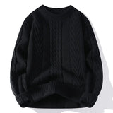 WIAOFELLAS  -  Hipster Sweater Men Fall Winter Fleece Thickening Hipster Sweater Men Loose High-grade Lazy Spring Comfort Warm Pajamas