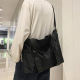 WIAOFELLAS  -  Messenger Bag Fashion Brand Large Capacity Handbag Casual Shoulder Bag Student School Bag Tote Bag Laptop Bag