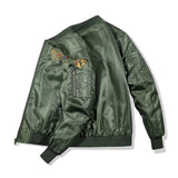 Wiaofellas Men Spring Autumn Embroidery Baseball Jackets Cargo Streetwear Bomber Outwear Coats For Male Black Blue
