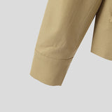 WIAOFELLAS  -  Men Jackets Solid Lapel Long Sleeve Zipper Casual Male Coats Streetwear Korean Style Fashion Thin Jackets Men Outerwear