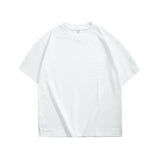 WIAOFELLAS  -  Summer Casual Men's Short Sleeve T-shirt Streetwear Cotton Round Neck T shirt Tops Tee Man Clothes