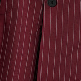 Wiaofellas  -  Men Striped Pants Button Joggers Loose Pleated Wide Leg Trousers Streetwear Fashion Casual Pants For Man Pantalones