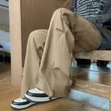 WIAOFELLAS  -  Working  for Men's Spring and Summer 2025 New American Charge Parachute Pants Loose Straight Wide-leg Trousers