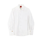 Wiaofellas  -  Spring Men's Pink Shirt New Long Sleeve Blouse  New Trend Single Pockets Casual Shirts Korean Chic Loose Tops 2A0751