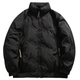 Wiaofellas  -  Winter American Fashion Vintage Parkas Jackets For Men Outdoor Windbreaker Y2K Casual Padding Coats Loose Embroidery Down Jacket