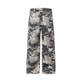 Wiaofellas  -  Brand Vintage Male Pants Jeans Baggy Autumn New Mid Rise Camouflage Pnats Mens Streetwear Skateboard Man Clothes