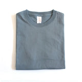 WIAOFELLAS  -  Urban 220g Japanese Cotton Thick T-shirt Unisex Heavy Summer Solid Color Seamless Woven Tops Round Neck Men Short Sleeve T-shirt