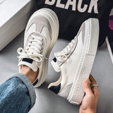 WIAOFELLAS  -  Men's Causal Low Top Breathable Lightweight Non-Slip Sneakers Comfort Fit Walking Shoes for Male