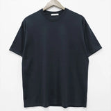 WIAOFELLAS  -  Summer Men's Loose Solid Short Sleeve T-shirt for Men Cotton Tee Men Causal O-neck Basic Tshirt Streetwear Quality Men Top B182