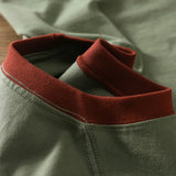 WIAOFELLAS  -  270G Cotton Premium Summer Fashion Patchwork Men's T-shirt Chinese Trendy Couple Style Solid Simple Casual Basic Blank Tees Male