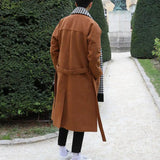 WIAOFELLAS  -  Autumn Winter Jacket Korean Fashion Coat Casual Korean Style Outerwear Solid Color Pattern Suitable For Vacation