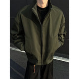 WIAOFELLAS  -  New Spring Autumn Men's Bomber Jackets solid Casual Male Outwear Windbreaker Jacket Mens Zipper Baseball Uniform Coats Clothing