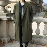 WIAOFELLAS  -  Autumn Winter Jacket Korean Fashion Coat Casual Korean Style Outerwear Solid Color Pattern Suitable For Vacation