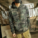 Wiaofellas  -  Overfit Autumn Male Hoodie Camouflage High Quality Korean Style Aesthetic New In Designer Y2k Vintage Men's Hooded Sweatshirt