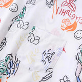 Wiaofellas  -  Hawaii Vacation Style! New American Collar Half Sleeve Floral Shirt Lightweight Breathable Loose Short Sleeve Men Summer Shirt