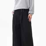 Wiaofellas  -  Men's Solid Color Suit Trousers American Retro Fashion Trend Street Casual Simple Loose Breathable Summer New Men's Bottoms