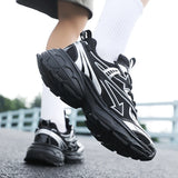 WIAOFELLAS  -  Men's Casual Sneakers Comfortable Running Sports Shoes Soft Tennis Shoes Vintage Trainers Lace Up Walking Jogging Sneakers 39-44
