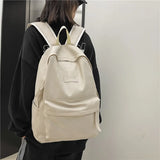 WIAOFELLAS  -  High Quality Women Man Backpack PU Leather Men's Backpacks Girl Luxury Designer Back Pack Laptop Bag Large Capacity Travel Bag