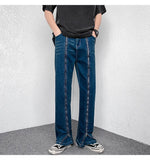 WIAOFELLAS  -  Hot Sale Casual Men Jeans Slim Fit Hip Hop Denim Men`s Jeans High Quality men's spring autumn korean style zipper jeans