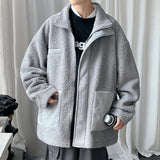 Wiaofellas  -  Winter Coat Men New Cotton Jacket Outwear Stand Collar Autumn Fashion Male Thick Warm Men Outwear