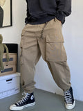 WIAOFELLAS  -  New Style Men's Cargo Pants Autumn Sports Leisure Streetwear Loose Running Training Trousers Fashion Casual Sweatpants C33