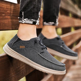 WIAOFELLAS  -  The Main Promotion of Loafers Casual Style New Design 2025 Men's Large Size Non-slip Comfortable Breathable Canvas Flat